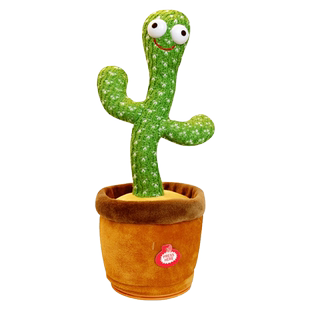 会学说话的仙人掌玩具会唱歌跳舞摇摆扭扭仙人掌安抚婴儿哄娃神器