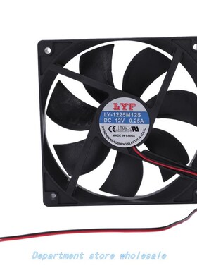 120mm x 25mm 12V 2Pin Sleeve Bearing Cooling Fan for Compute