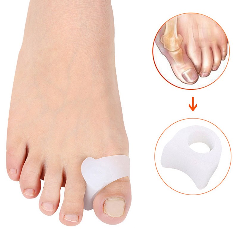 2pcs Bunion Little Toe Protector Separator Hallux Valgus Fin
