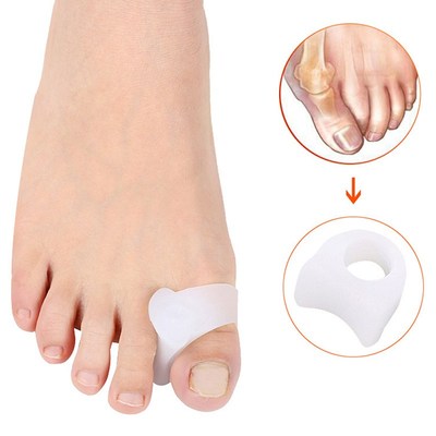 2pcs Bunion Little Toe Protector Separator Hallux Valgus Fin