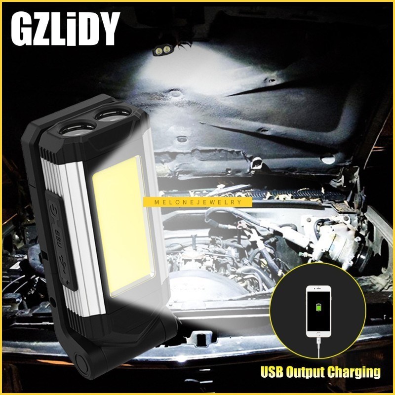 COB Work Light with Magnet LED Flashlight Multifunctional Ad