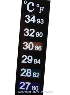 Aquarium Fish Tank Thermometer Temperature Sticker Digital D