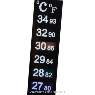 Aquarium Fish Tank Thermometer Temperature Sticker Digital D