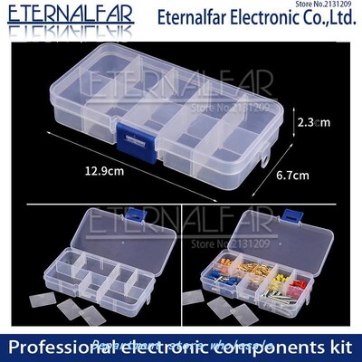 ranSParEnt StoragE SCrEw CaSE StoragE DIY PartS Box ElECtro