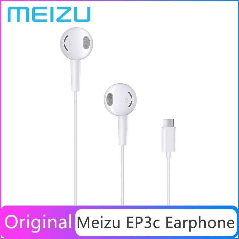 Durable Original Meizu EP3C Type C Interface HIFI 4mm Super