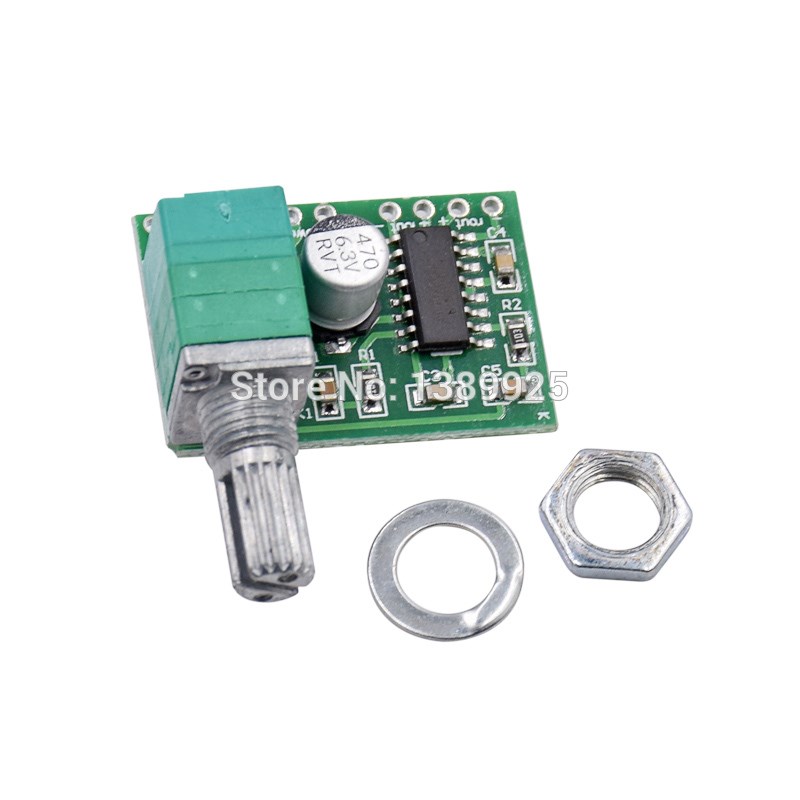 50pcs PAM8403 mini 5V digital amplifier board with switch po