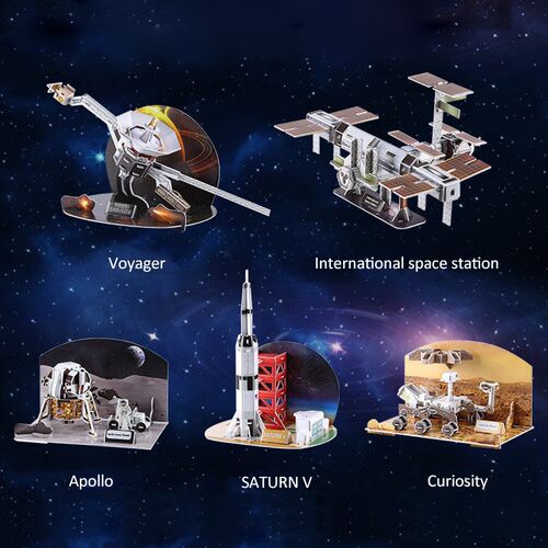 NEW 3D Puzzle Explore Universe Apollo Curiosity Globe Space