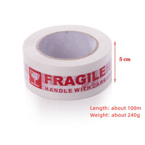 1 Roll Fragile Warning Tape Handle With Care Express Box Pac