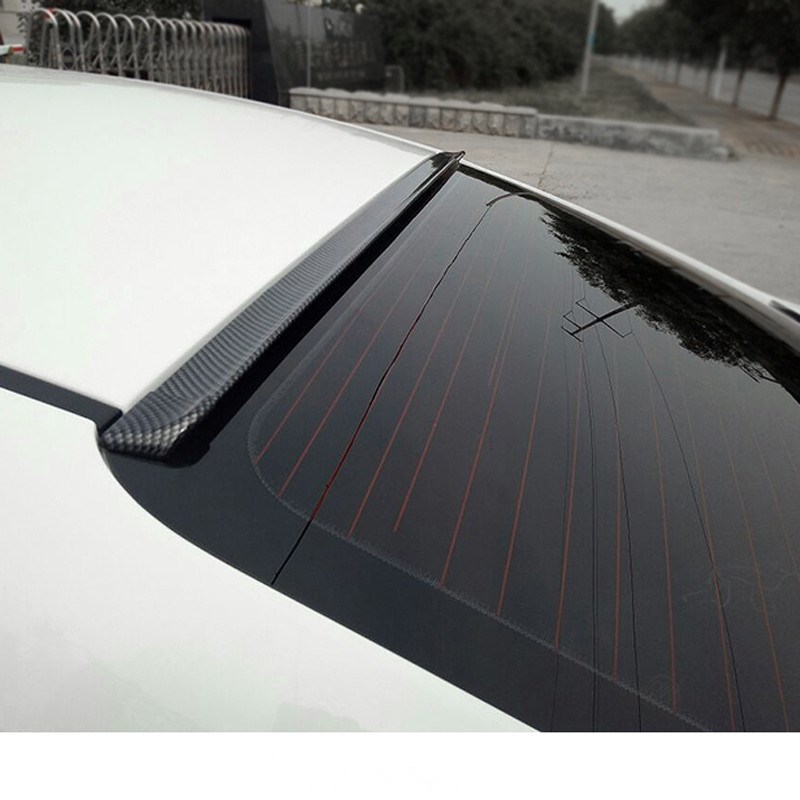 1.5 m carbon fiber rubber rear spoiler body trim for BMW 1 2