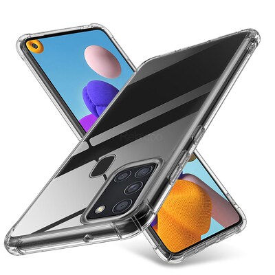 Transparent clear case for Samsung Galaxy A21S soft Silicon