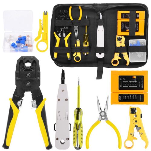 Handskit RJ45 RJ11 RJ12 Network Repair Plier ool Kit With t
