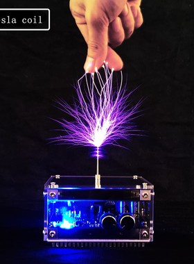 10CM flat Bluetooth music Tesla coil / high frequency and hi