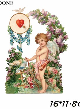 ZOTOONE Iron Sticker Angel Patches For Dress Heat Transfers