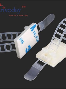 50 pcs CL-3 Adjustable Cable clamps wire cable Tie Mounts En