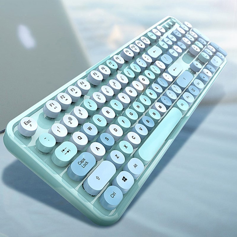 New Arrival 2.4G Wireless Keyboard and Mouse Mixed Color Ful