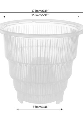 Mesh Pot Plastic Clear Orchid Flower Container Planter Home