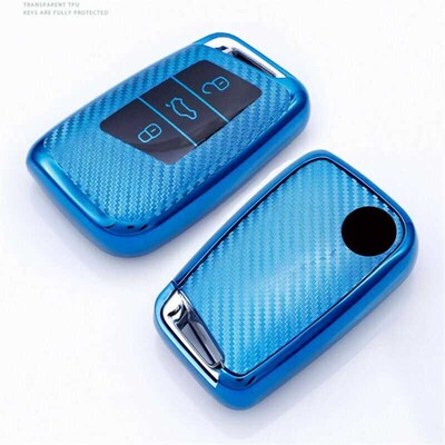 TPU Car Remote Key Shell Cover Fob Case For VW PASSAT B8 Sko