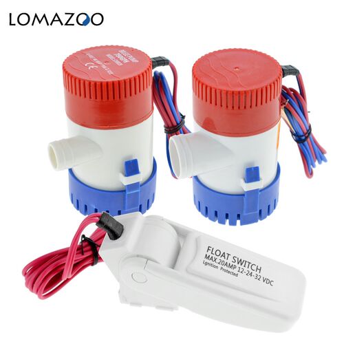 Bilge Water Pump 12v 24V Float switch Marine Bilge Water Pum