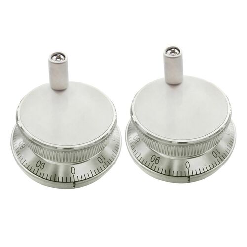 2 PCS Hand Wheel Handle Kit 5V Manual Pulse Generator Cnc Ma