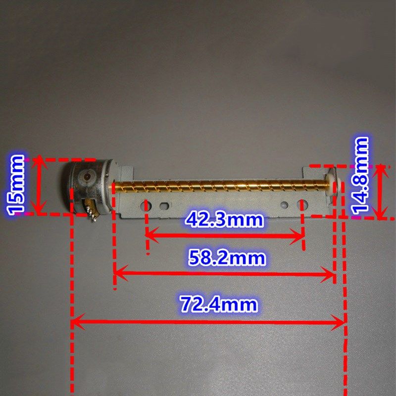 Linear Actuator 2-Phase 4-Wire Micro Mini 15mm  Precision  S