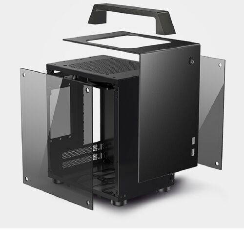 T8 Aluminum Chassis ITX Portable MINI small shell Side Throu
