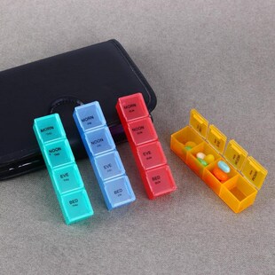 Portable 28 Grids Pills Box Holder Tablet Pill Case Medicine