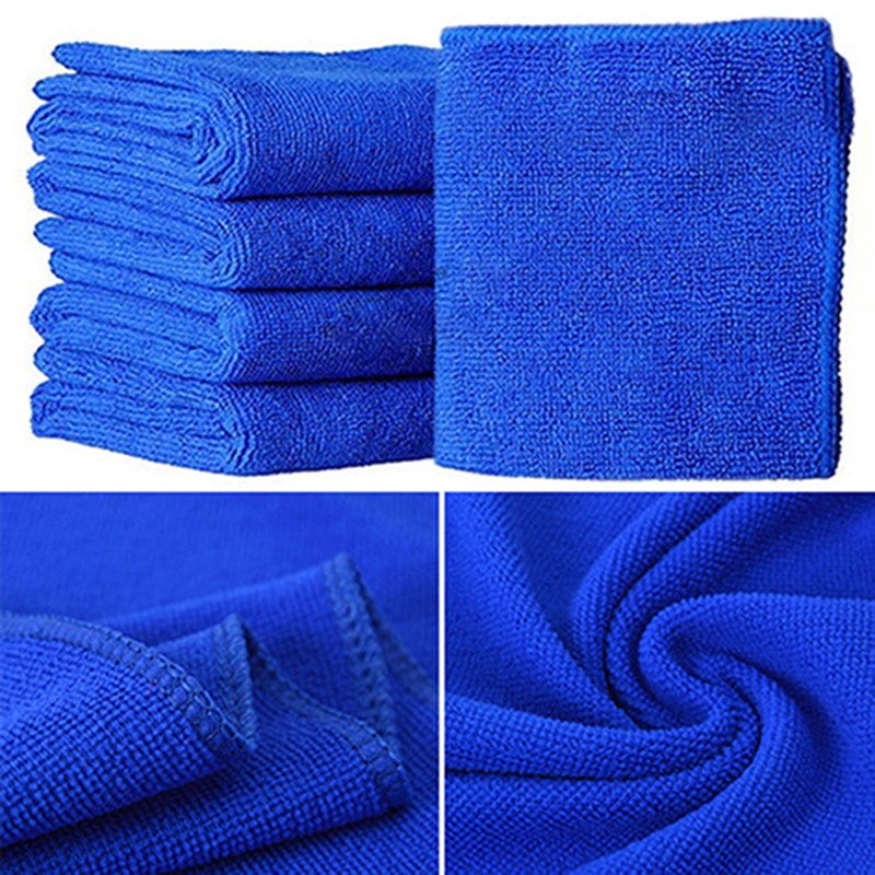 Auto Care 5-Pack Car Microfiber Glass Cleaning Towels Stainl