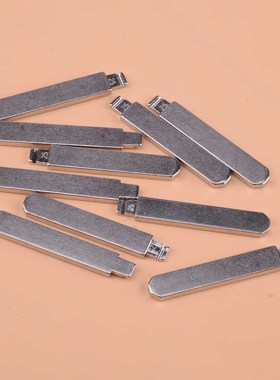 Car 10pcs Metal Blank Uncut Flip KD Remote Key Blade Type 25