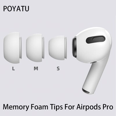 POYATU Anti Slip Earbud For Airpods Pro Accessories Silicon