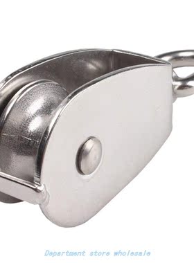 Single pulley in stainless steel 304 with swivel M32 32 mm S