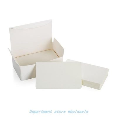 Blank White Cardboard paper Message Card Business Cards Word