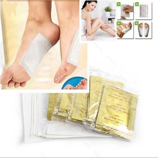 20pcs/lot Gold Premium Kinoki Detox Foot Pads Organic Herbal