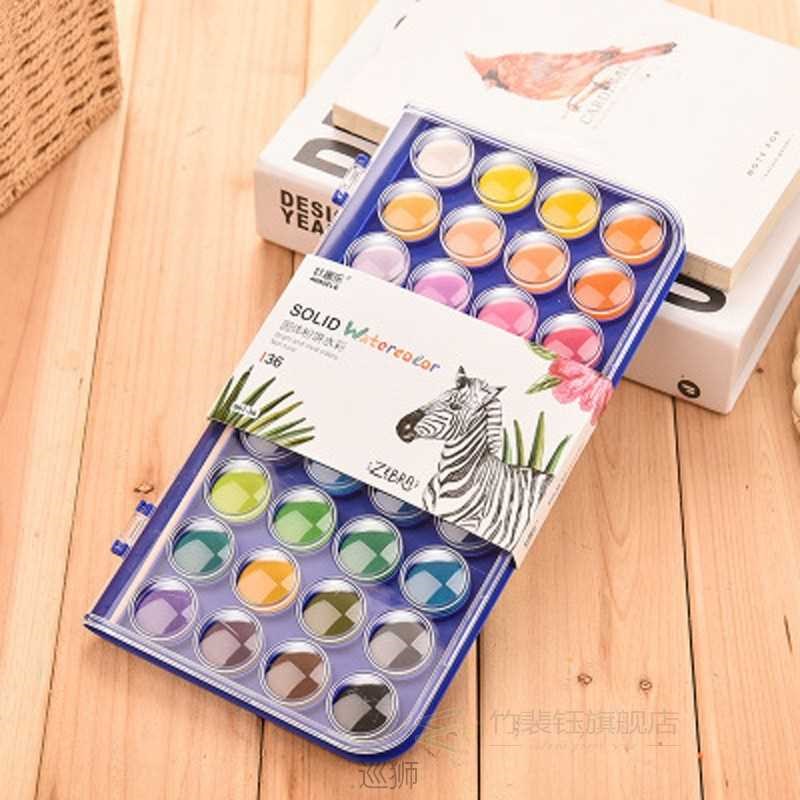 12/16/28/36/Set Water Colors Art Professional Solid Watercol