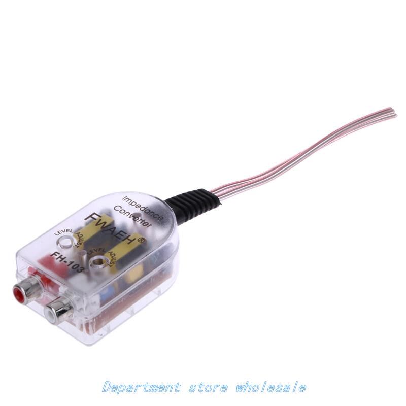 SpeAkeR to RCA LeveL AdAptoR HigH to Low SoCketS Auto Li