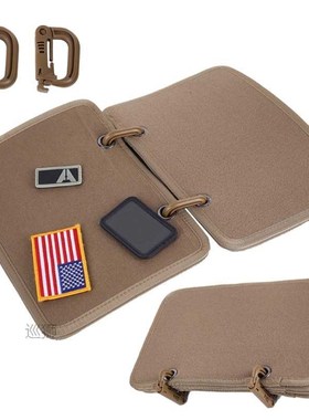 4Pcs Tactical Patch Display Board Patch Holder Military ID F