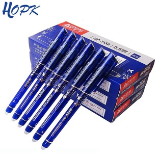 6 pcs/Set 0.5mm Erasable Pen Blue Black Ink Refill Ballpoin