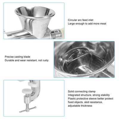 Hand Operated Meat Grinder Multi Function Meat Cutter Mincer