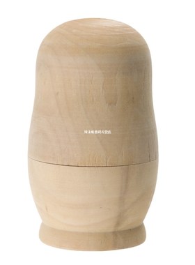 5Pcs DIY Wooden Blank Embryos Russian Nesting Dolls Matryosh