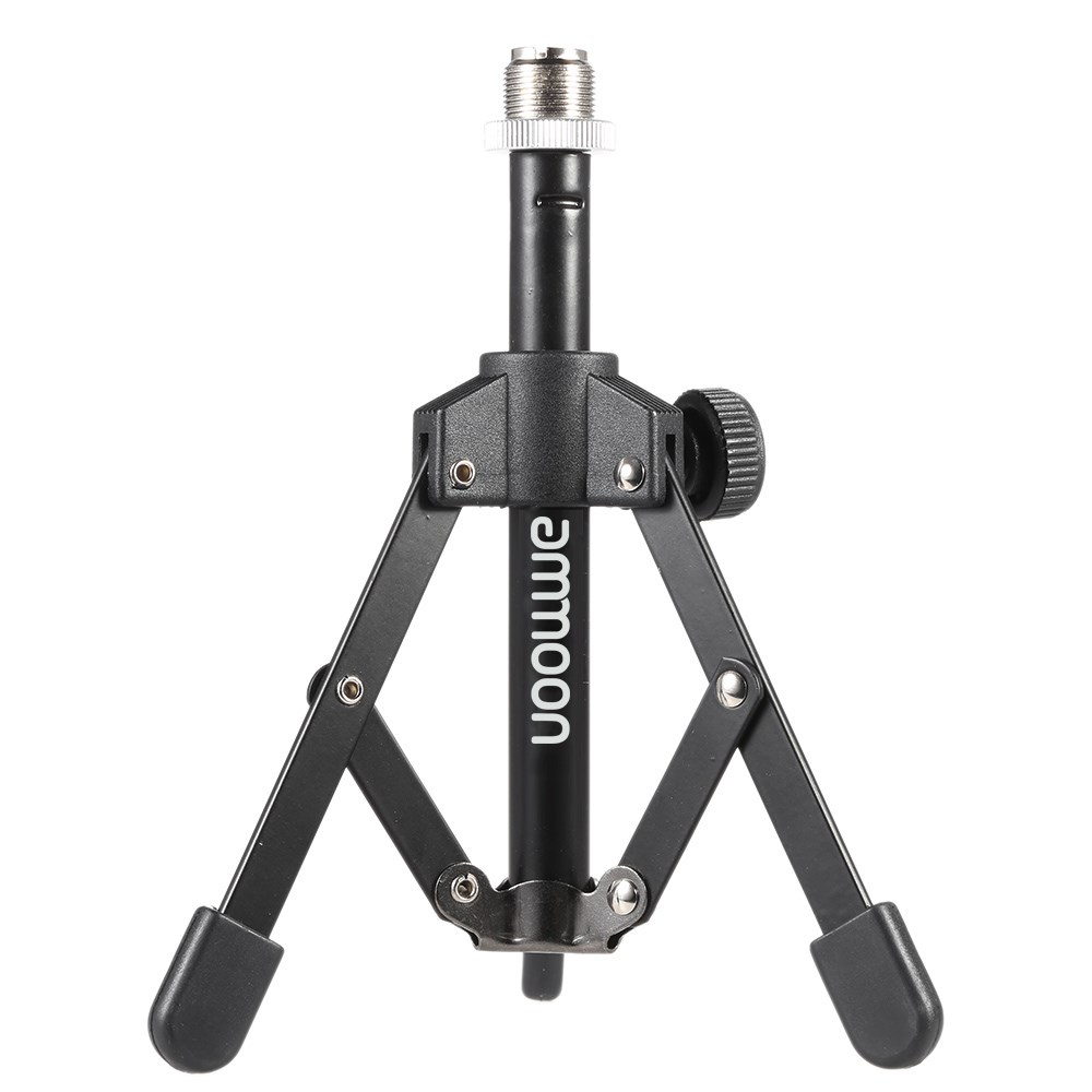 Ammoon MS 12  Foldable Desktop Tripod Microphone Stand Mic
