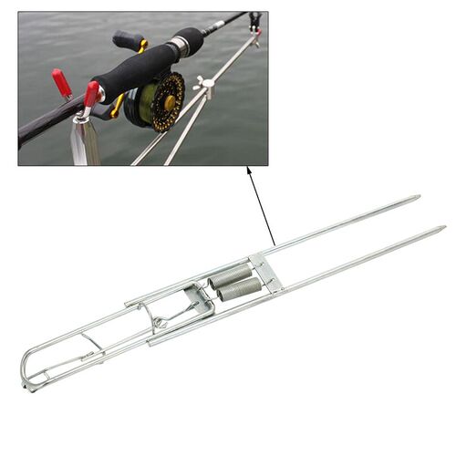 High Steel Automatic Fishing Rod Mount Spring Fishing Pole H