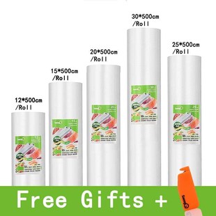 5 Rolls/Lot LIFE Kitchen Food Vacuum Bag Storage Bags For Va