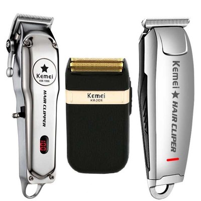 Kemei Beard-Shaver Hair-Cutter Professional Barber Cordless