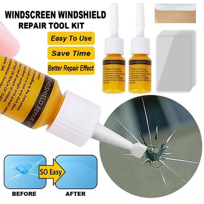 2 Pcs Automotive Glass Nano Repair Fluid Car Window Glass Cr
