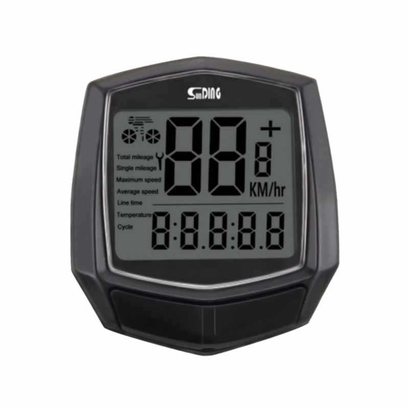 Waterproof bicycle speedometer wired sensor odometer car spe