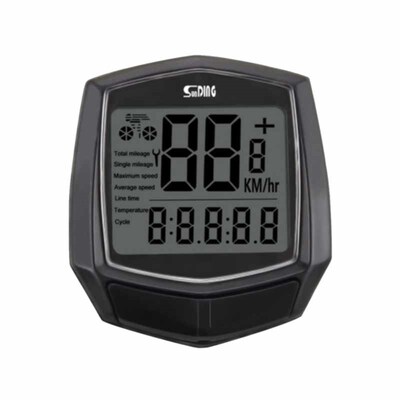 Waterproof bicycle speedometer wired sensor odometer car spe