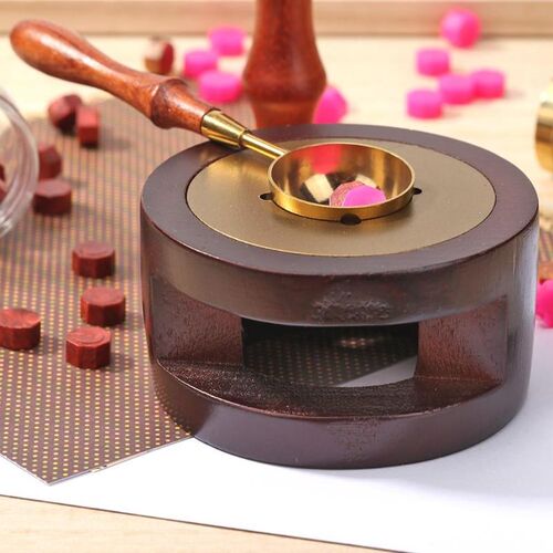 Vintage Sealing Wax Furnace Stove Pot Stamp Wax Seal Beads W