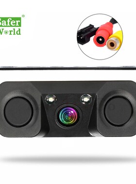 3 In 1 Car Reversing Video Parking Sensor With Radar Backup
