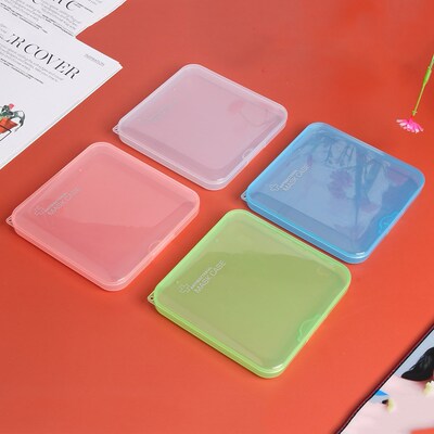 Portable Dustproof Face Mask Storage Holder Box Transparent