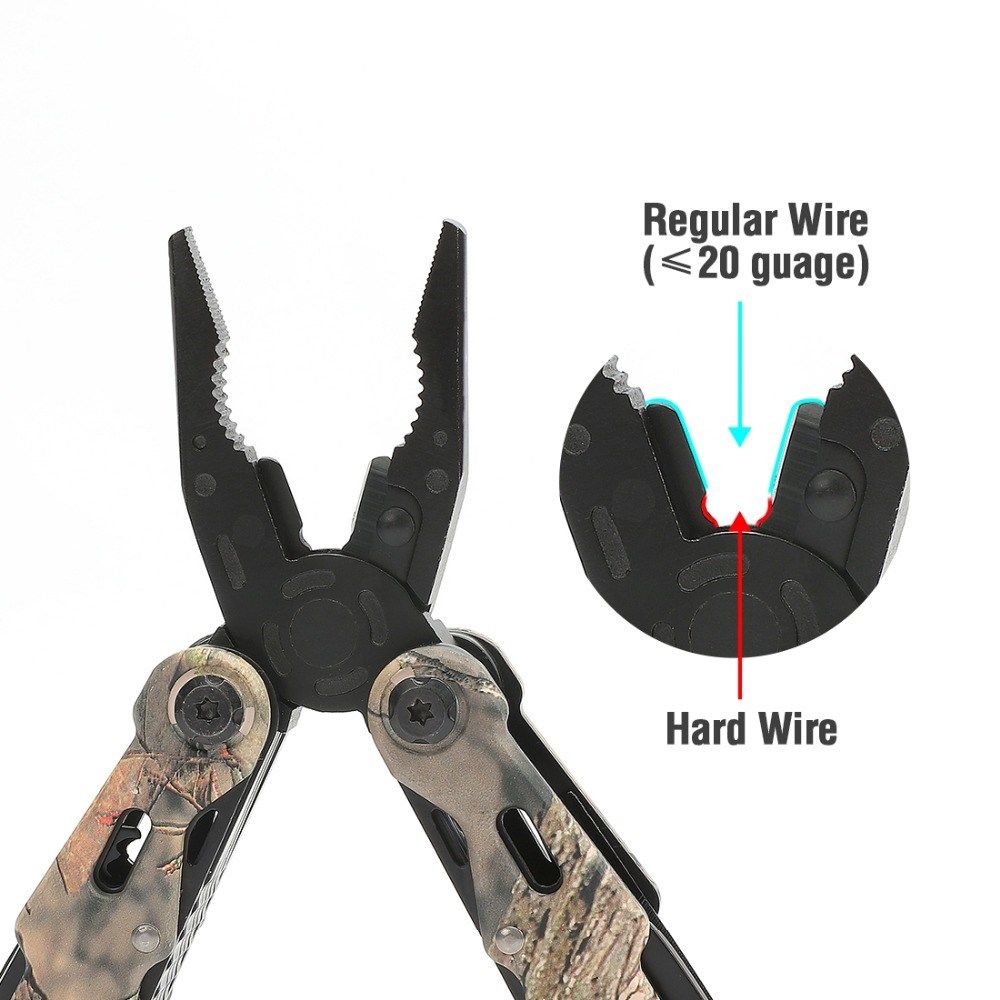 Mossy Oak 13 in 1 Camping Multi Tools Multifunction Plier O