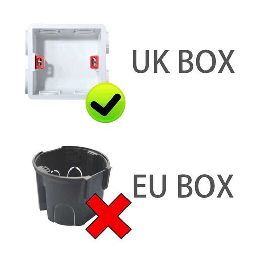 S6 Black Brushed Panel EU French Power Universal Wall Socket